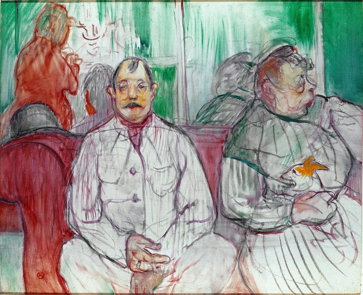 Lui, lei e il cane da Henri de Toulouse Lautrec