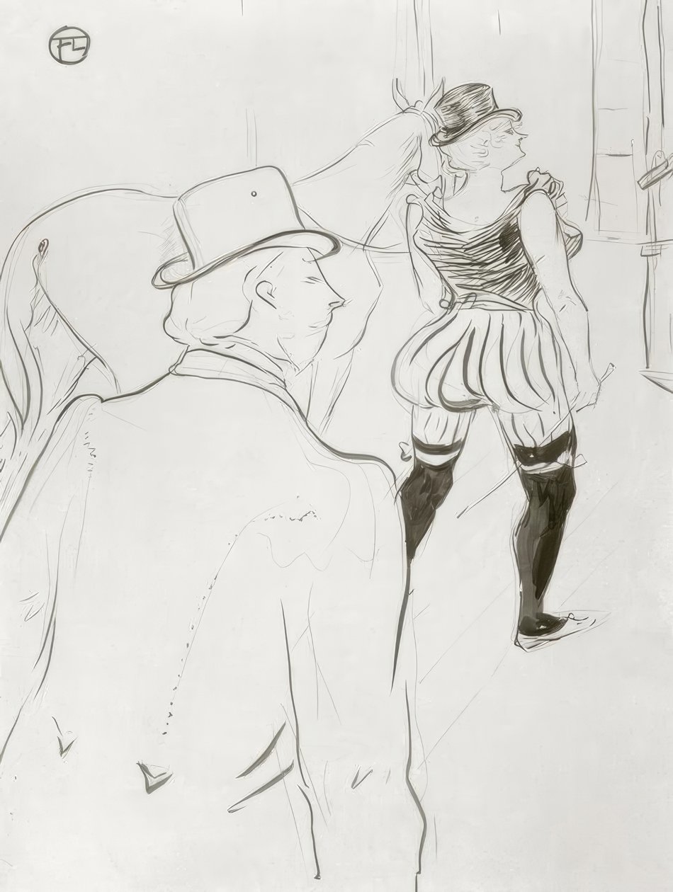 Dietro le quinte da Henri de Toulouse Lautrec