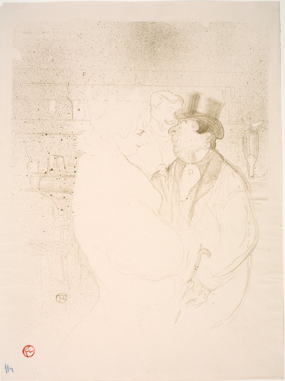 Ida Heath al Bar da Henri de Toulouse Lautrec