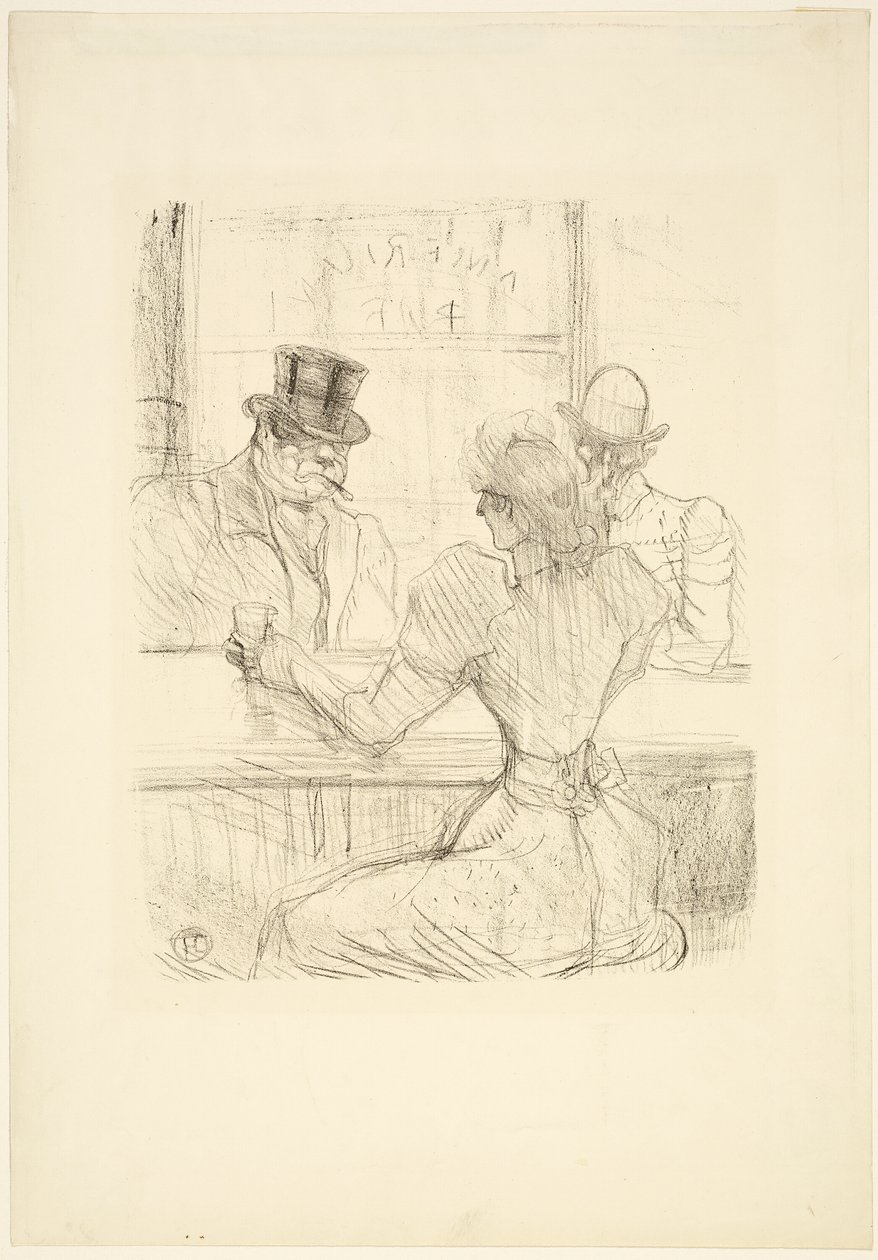 Nel Bar Picton (American Bar), rue Scribe da Henri de Toulouse Lautrec