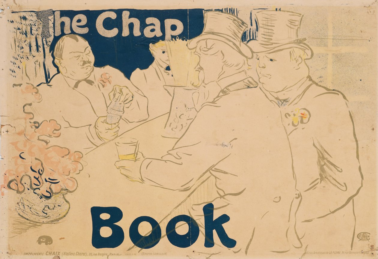 Bar irlandese e americano, Rue Royale; poster per "The Chap Book", 1895 da Henri de Toulouse Lautrec