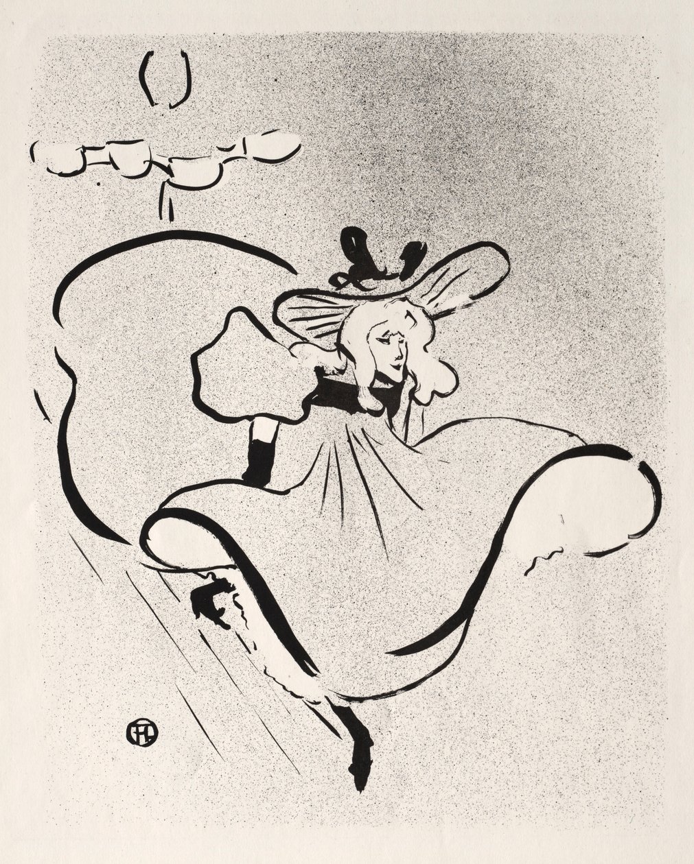 Jane Avril, 1893 da Henri de Toulouse Lautrec