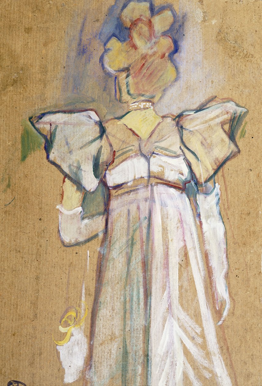 Jane Avril, 1893 da Henri de Toulouse Lautrec
