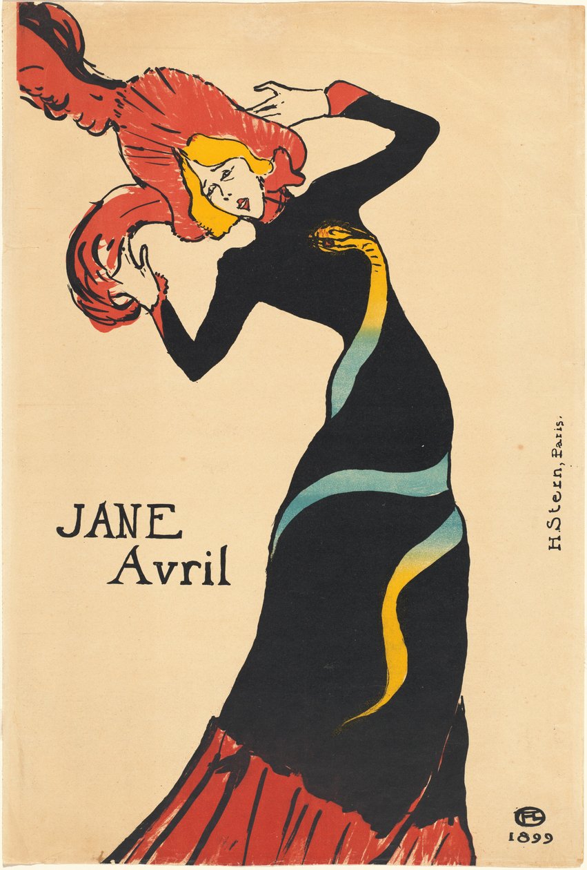Jane Avril da Henri de Toulouse Lautrec
