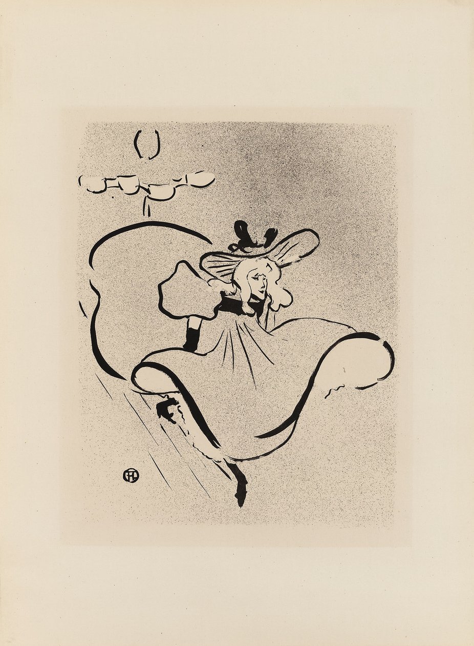 Jane Avril, dal Le Café-Concert da Henri de Toulouse Lautrec