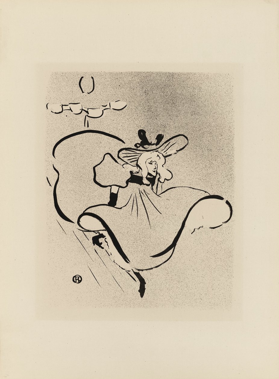 Jane Avril, da Le Café-Concert da Henri de Toulouse Lautrec
