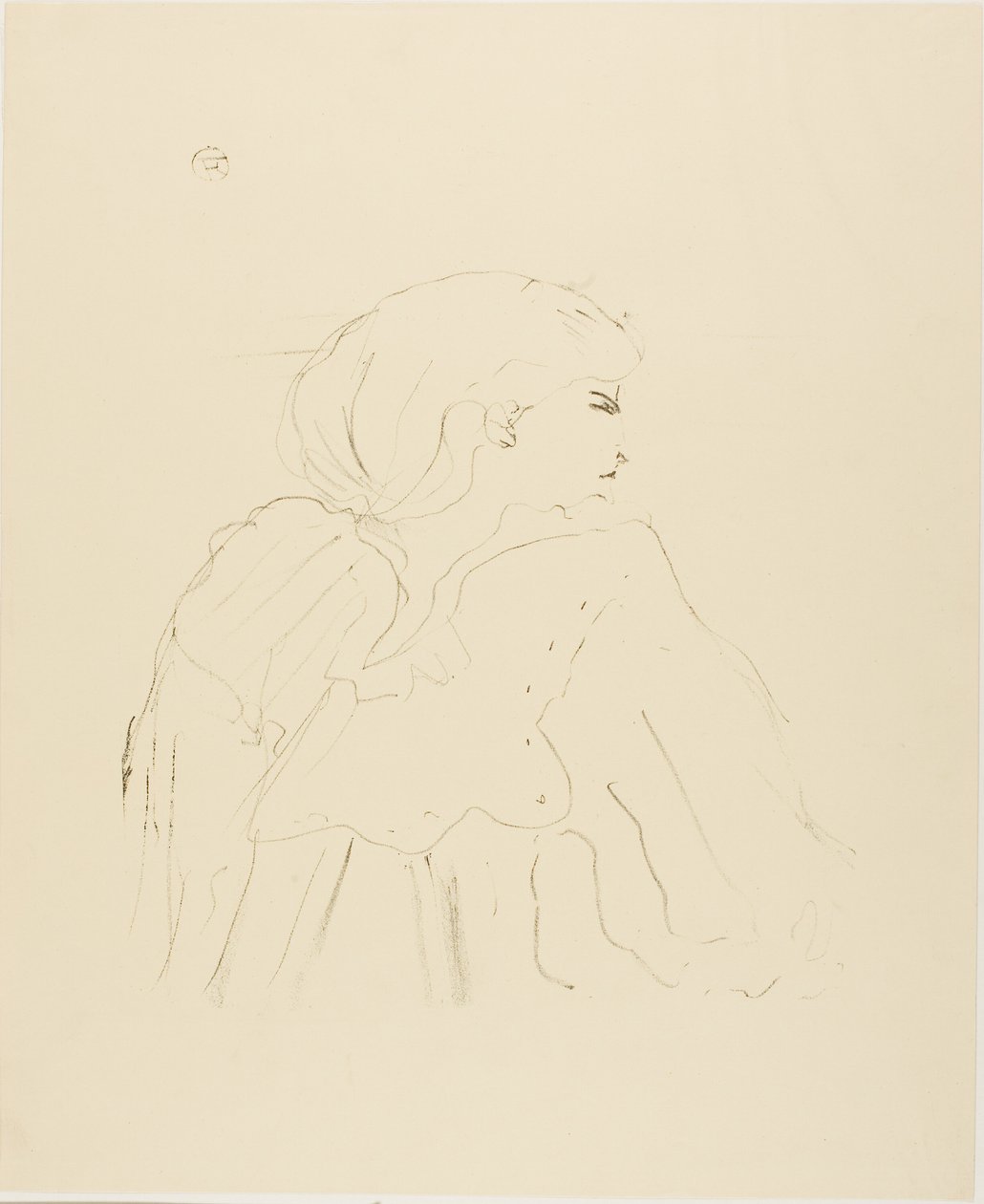 Jane Hading, da Treize Lithographies da Henri de Toulouse Lautrec