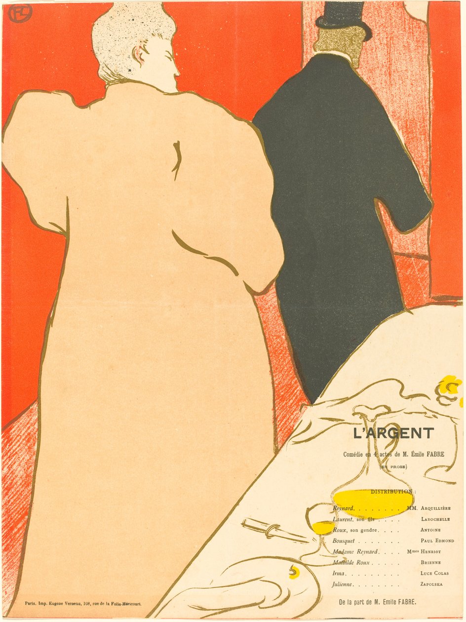 Il denaro da Henri de Toulouse-Lautrec