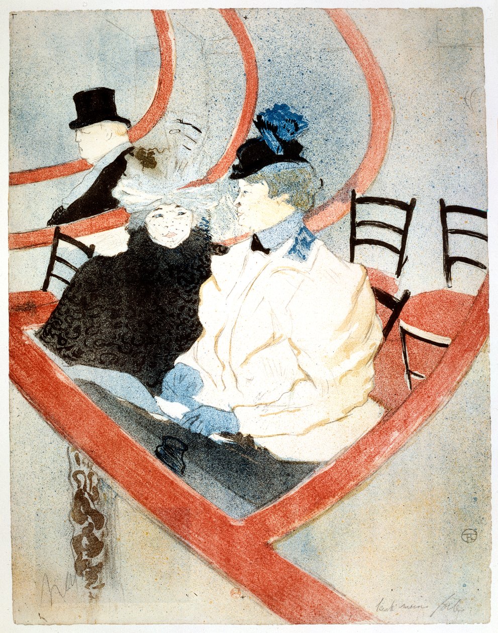 La Grande Loge, 1896-1897 da Henri de Toulouse Lautrec