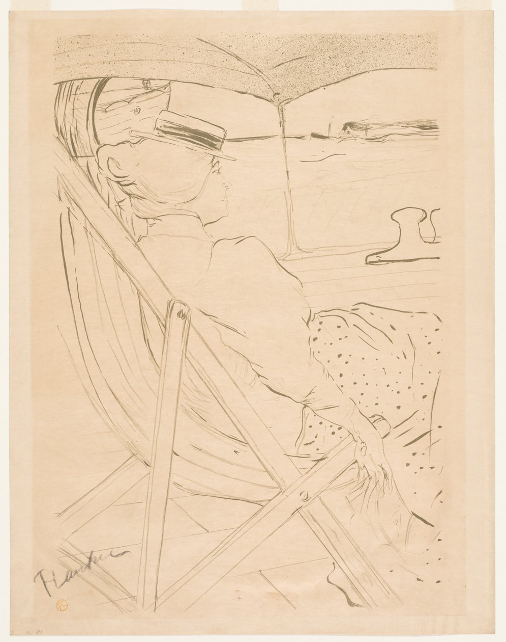 La Passagère du 54, 1896 da Henri de Toulouse Lautrec