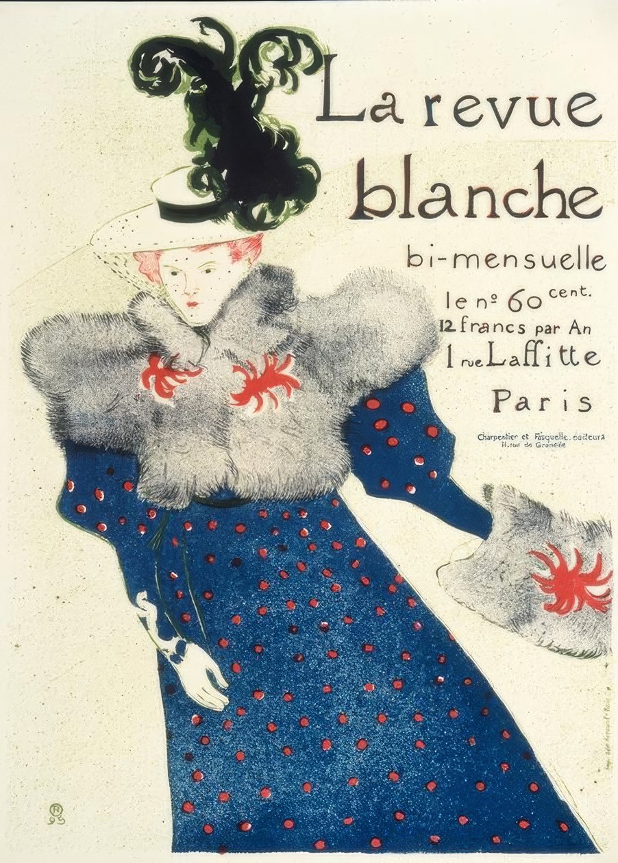 La Revue Blanche da Henri de Toulouse Lautrec