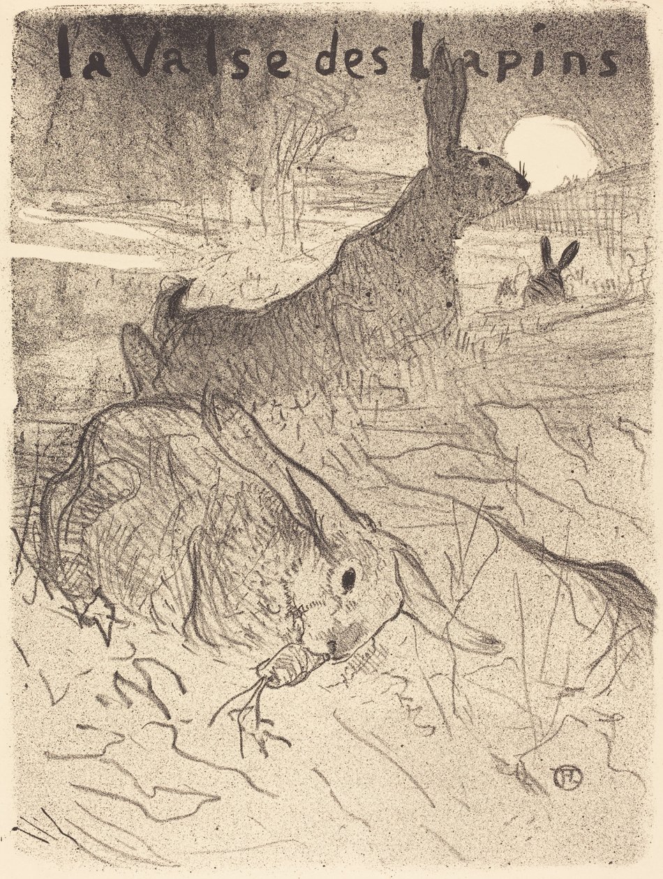 La valse des lapins da Henri de Toulouse Lautrec