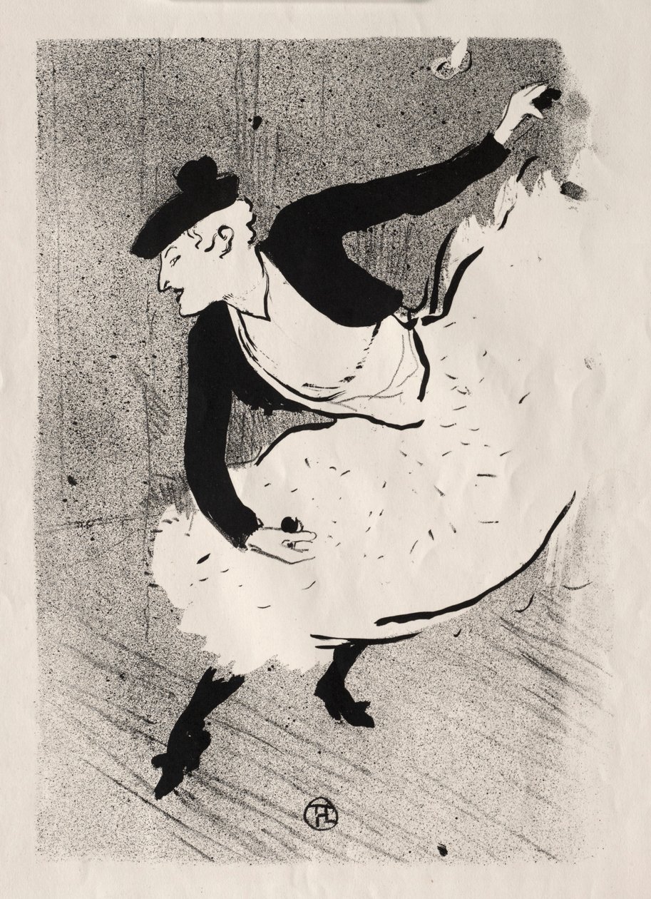 Le Café-concert: Edmée Lescot da Henri de Toulouse Lautrec