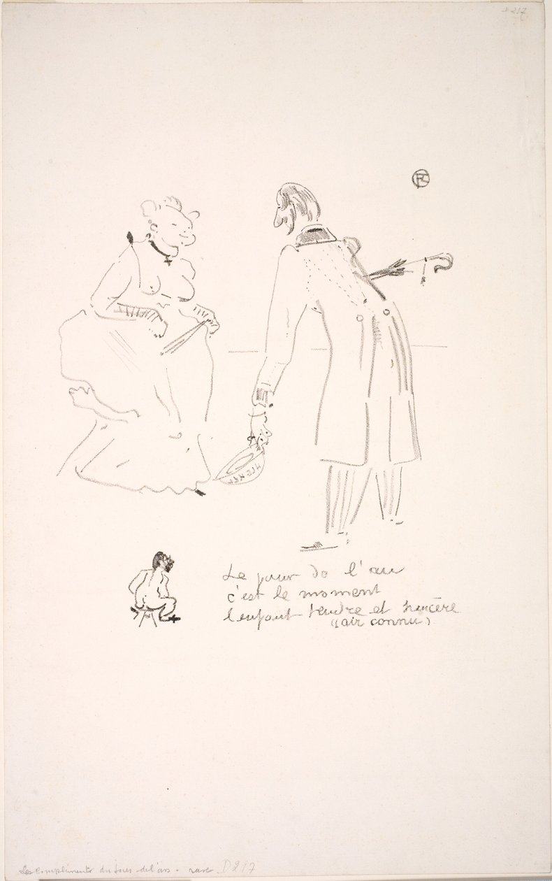 Il complimento del giorno di Capodanno da Henri de Toulouse Lautrec