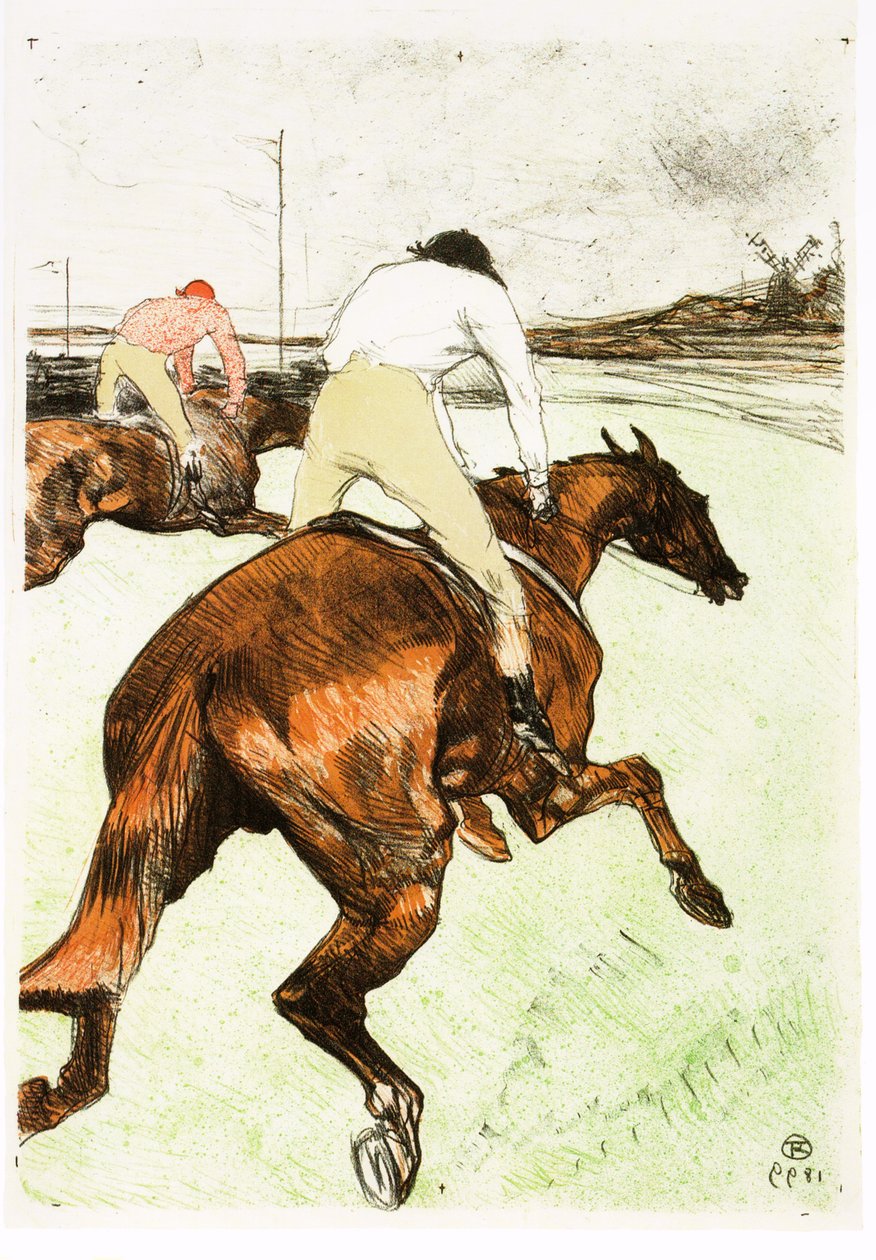 Le Jockey da Henri de Toulouse Lautrec