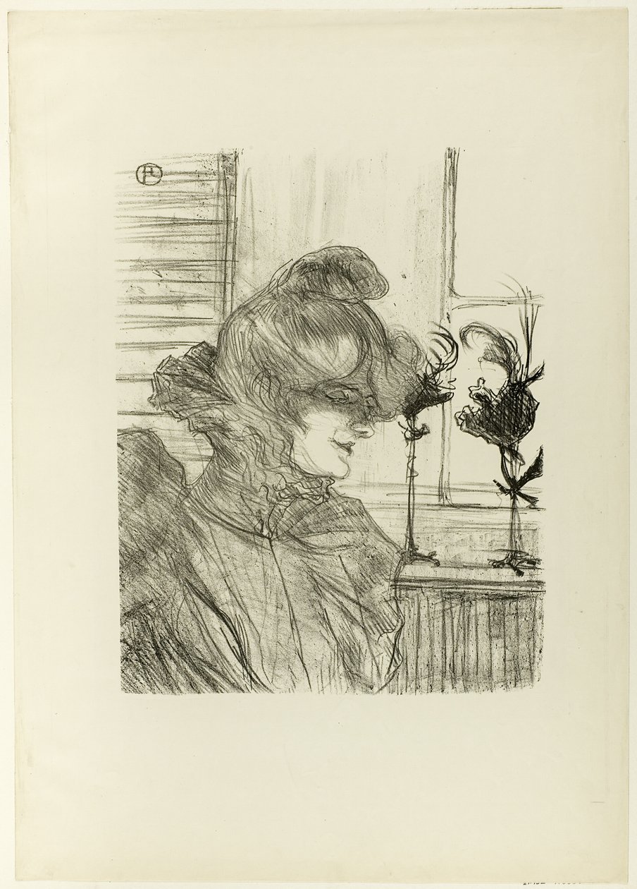Le Margoin (Mademoiselle Louise Blouet) da Henri de Toulouse Lautrec
