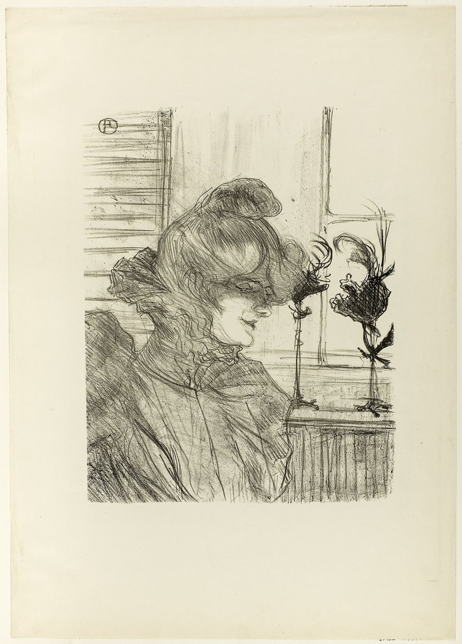 Le Margoin (Mademoiselle Louise Blouet) da Henri de Toulouse Lautrec