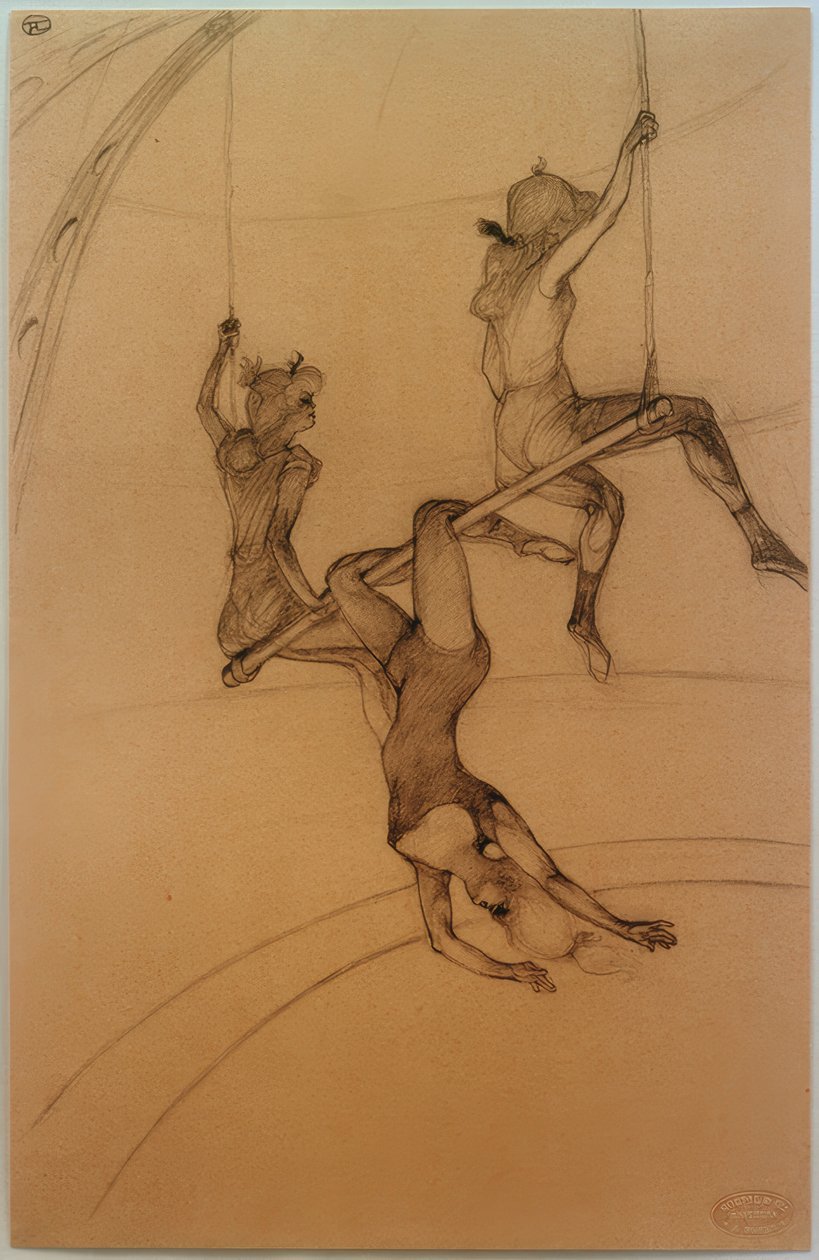 Il trapezio volante da Henri de Toulouse-Lautrec