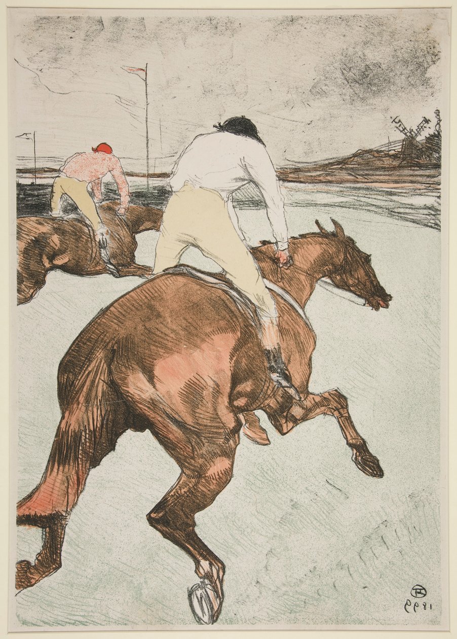 Il fantino da Henri de Toulouse Lautrec