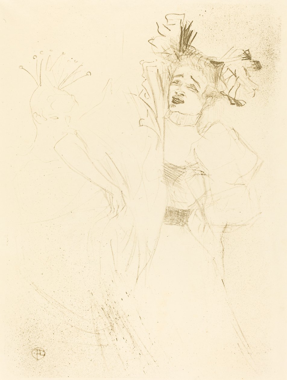 Lender di fronte in Chilperic, 1895 da Henri de Toulouse Lautrec