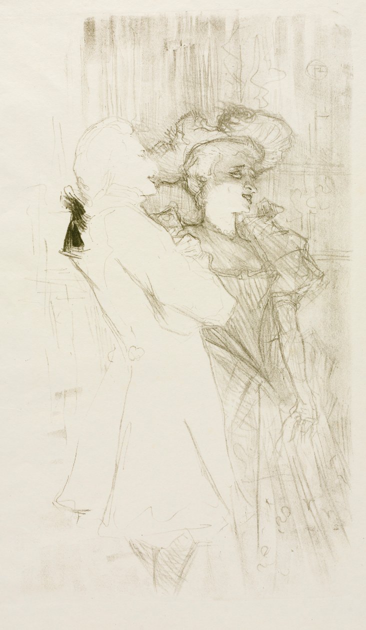 Lender e Auguez in La canzone della fortuna, 1895 da Henri de Toulouse Lautrec