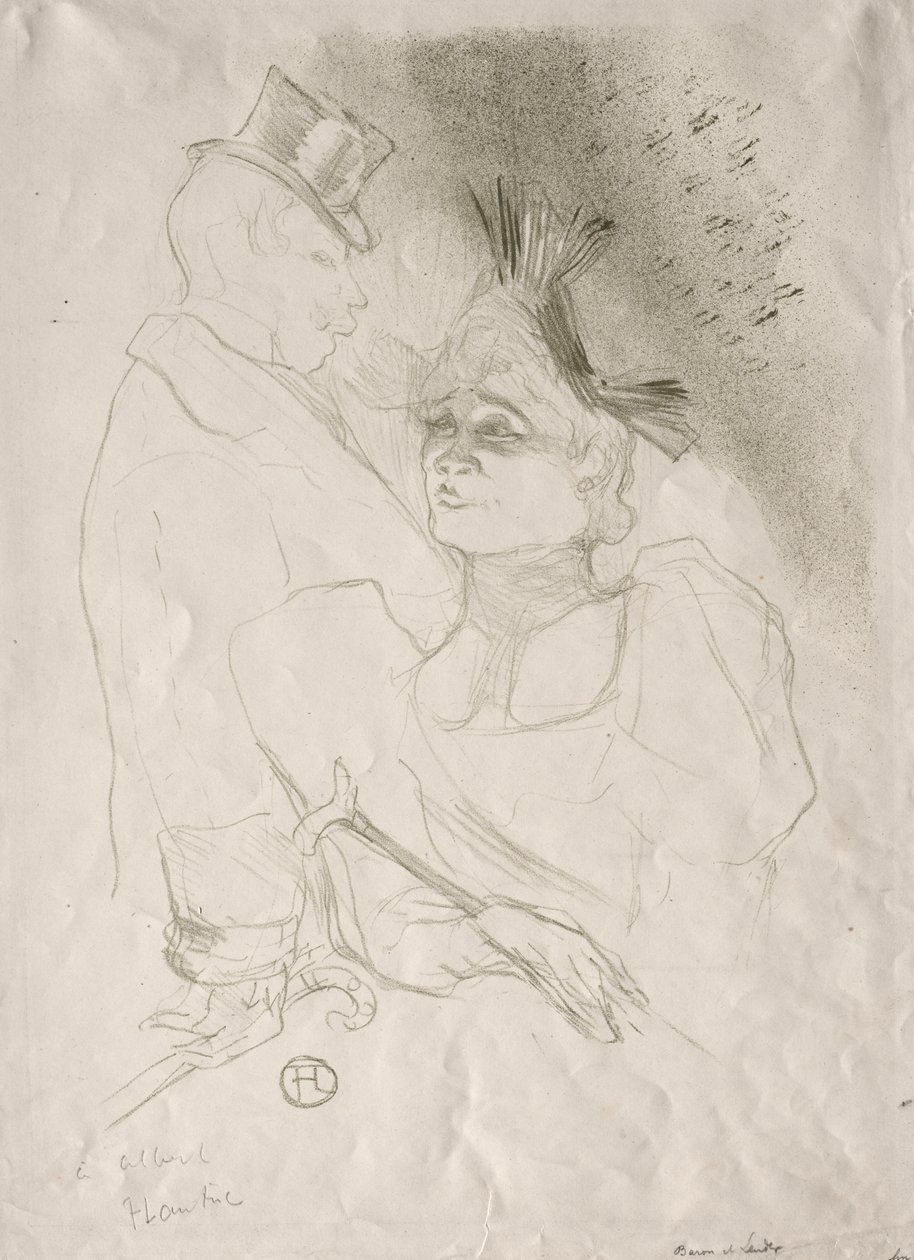 Creditore e Barone da Henri de Toulouse Lautrec