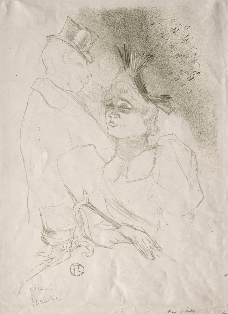 Usuraio e Barone, 1893 da Henri de Toulouse Lautrec