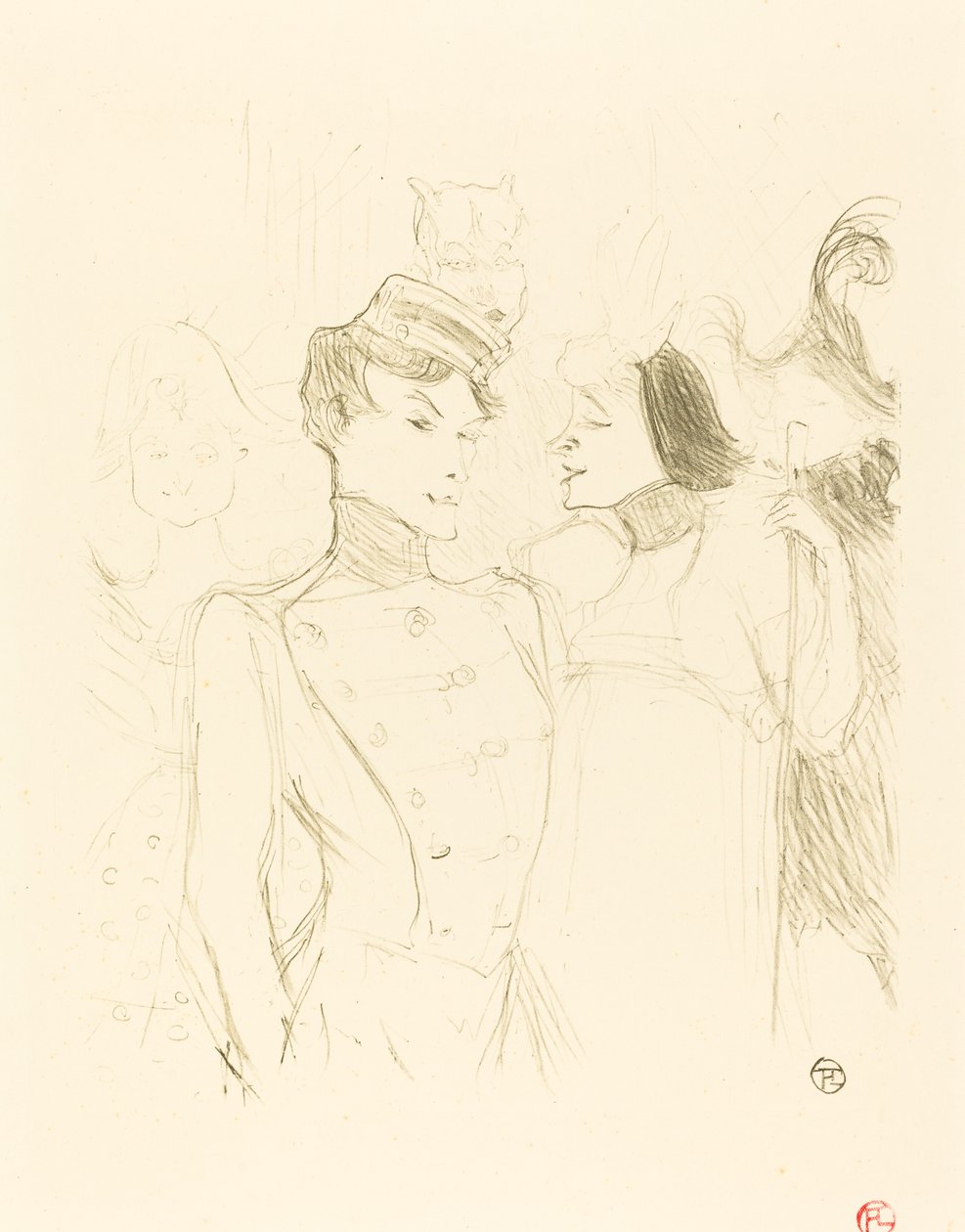 Lender e Lavalliere da Henri de Toulouse Lautrec