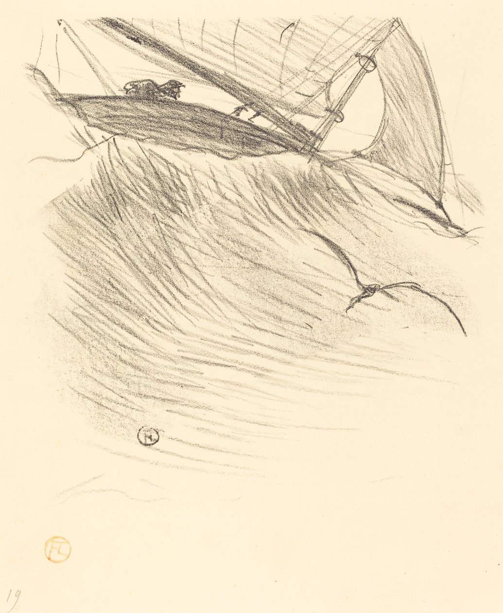 Le rondini di mare, 1895 da Henri de Toulouse Lautrec