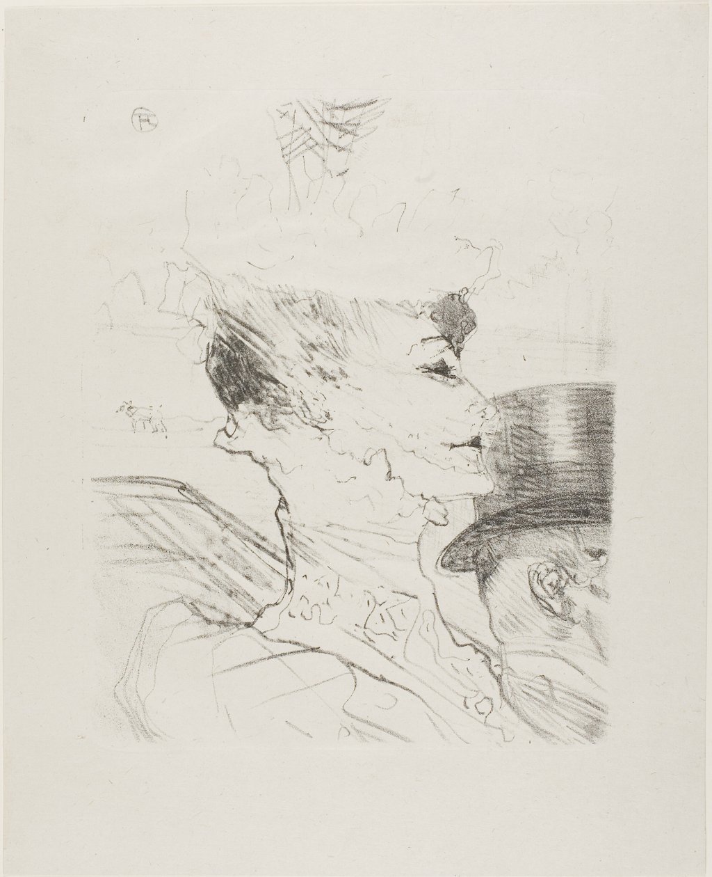 Louise Balthy, da Treize Lithographies da Henri de Toulouse Lautrec