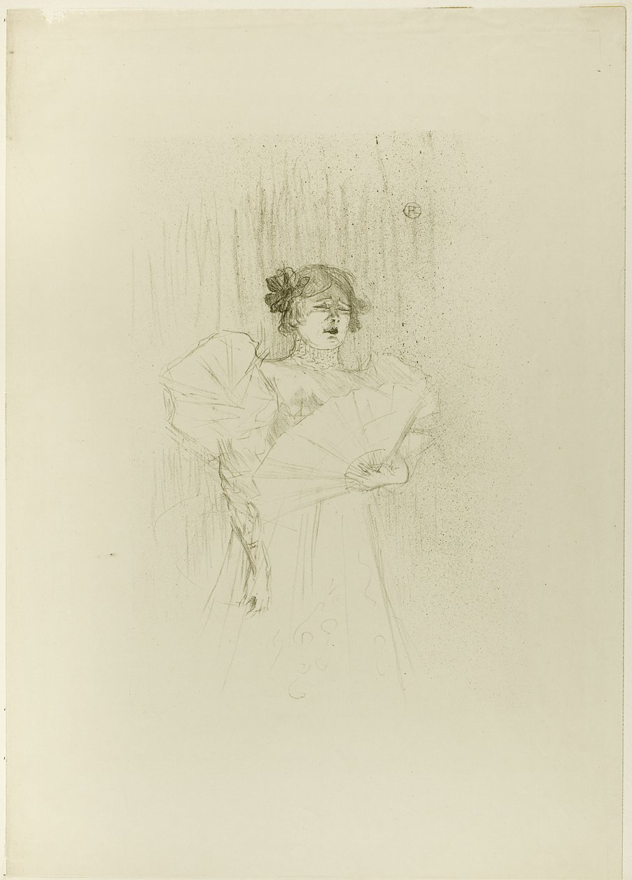 Luce Myrès, vista frontale da Henri de Toulouse Lautrec