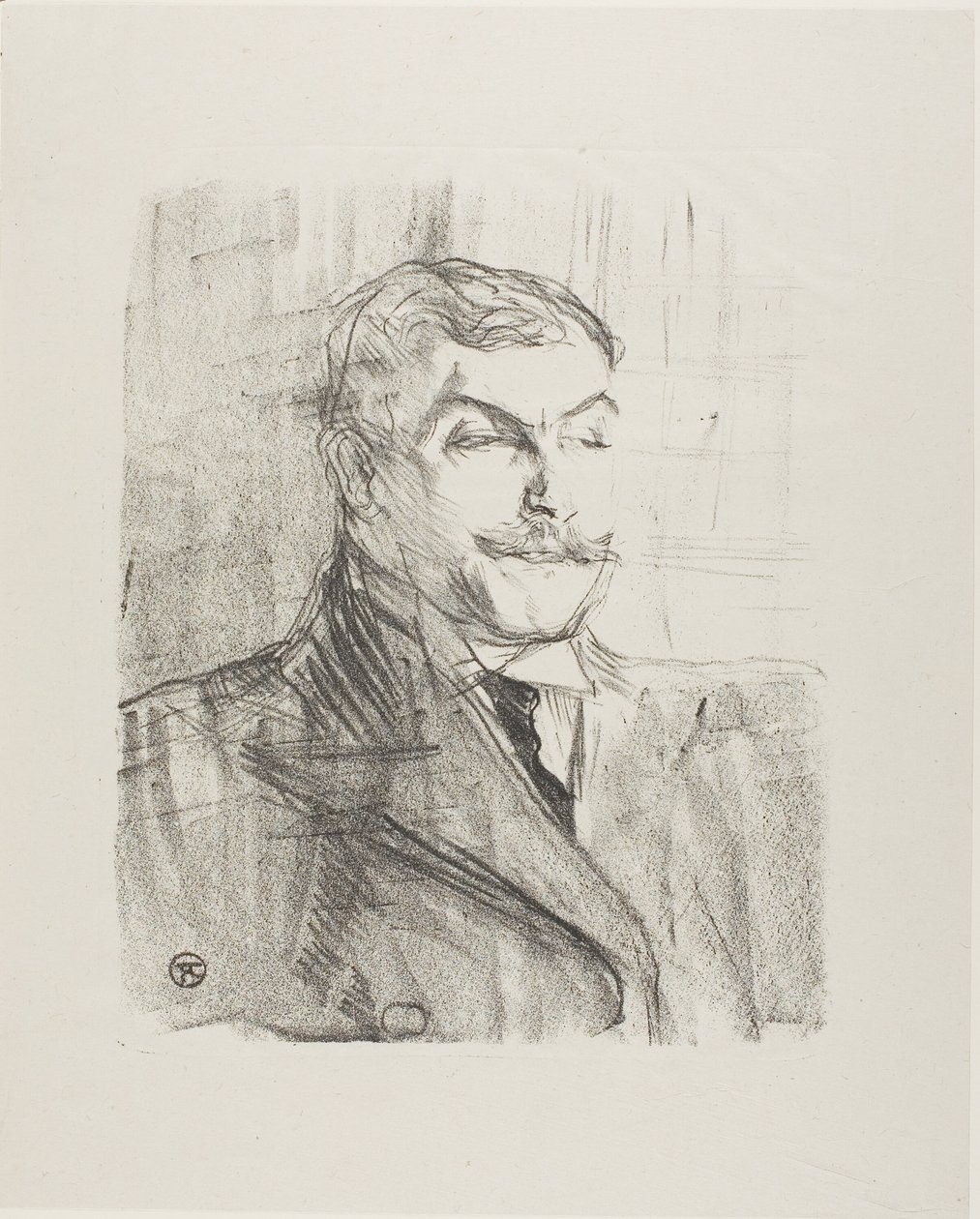 Lucien Guitry, da Tredici Litografie da Henri de Toulouse Lautrec