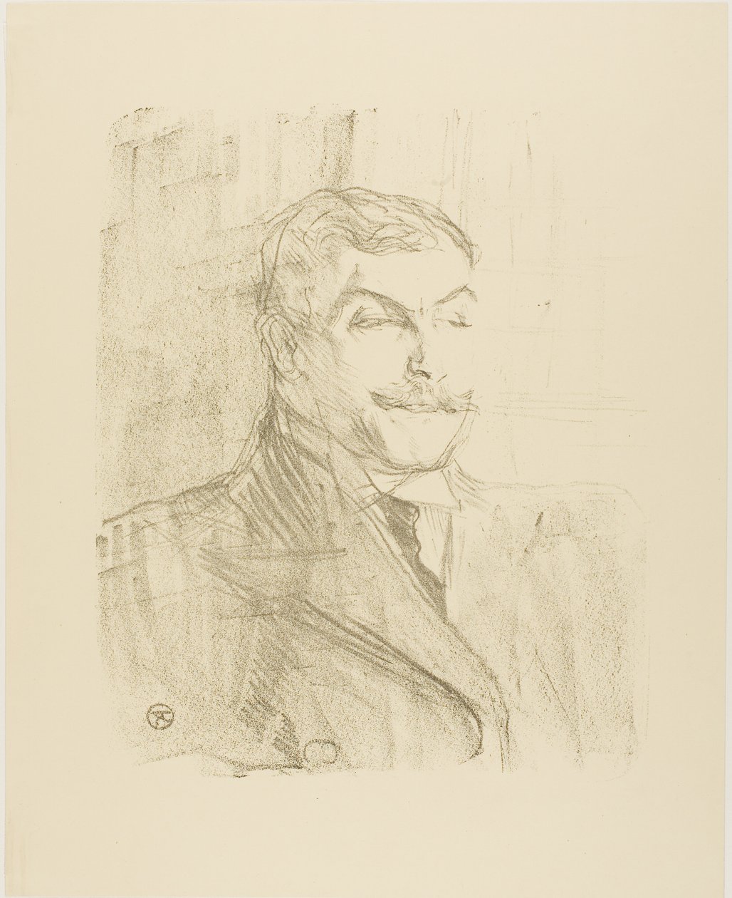 Lucien Guitry, da Treize Lithographies da Henri de Toulouse Lautrec