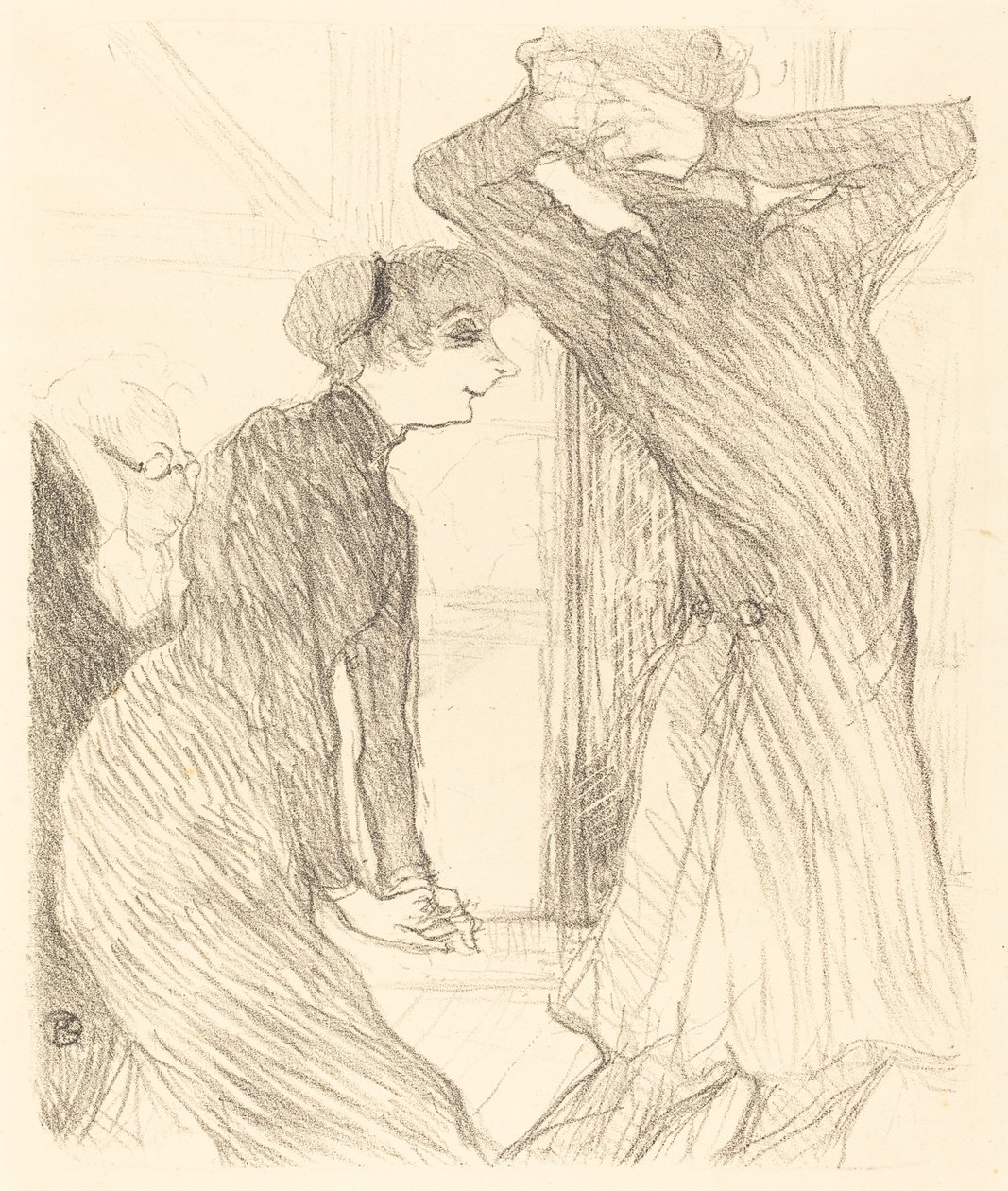 Lugne Poe e Baldy in "Au-dessus des forces humaines" da Henri de Toulouse Lautrec
