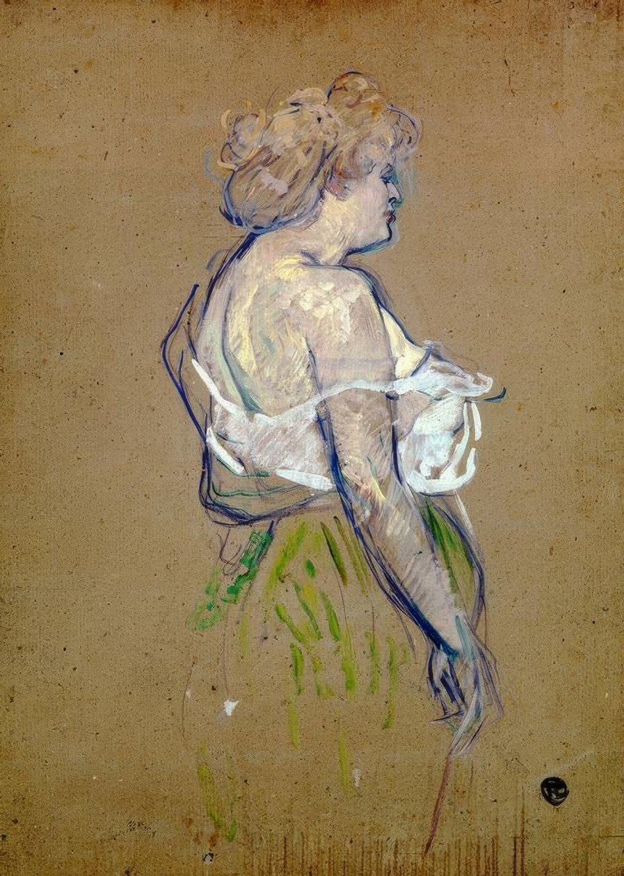 Mademoiselle Lucie Bellanger da Henri de Toulouse Lautrec