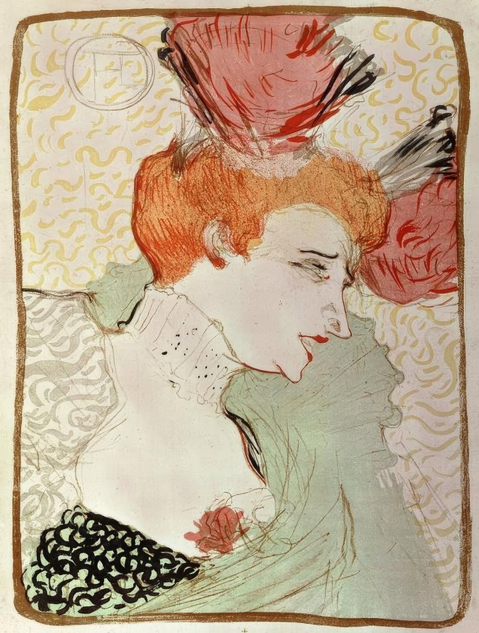 Mademoiselle Marcelle Lender, in busto da Henri de Toulouse Lautrec