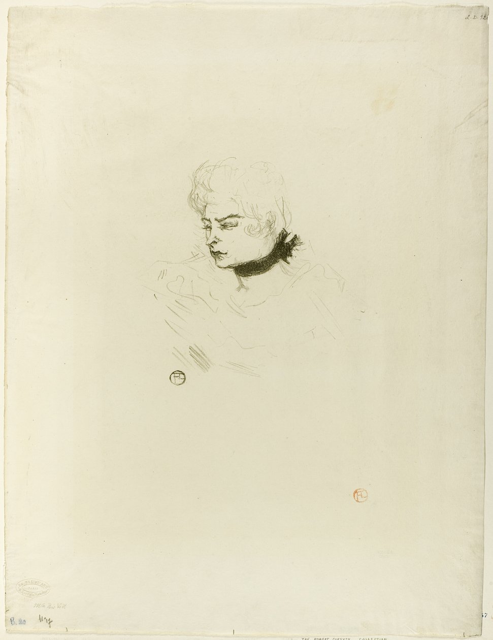 Mademoiselle Pois Vert da Henri de Toulouse Lautrec