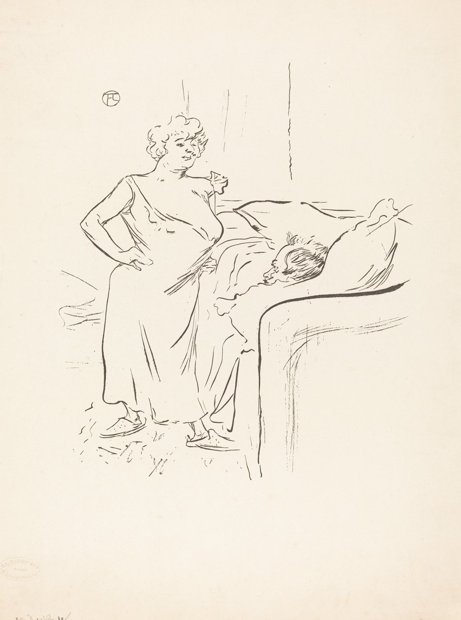 Uomo e donna da Henri de Toulouse Lautrec
