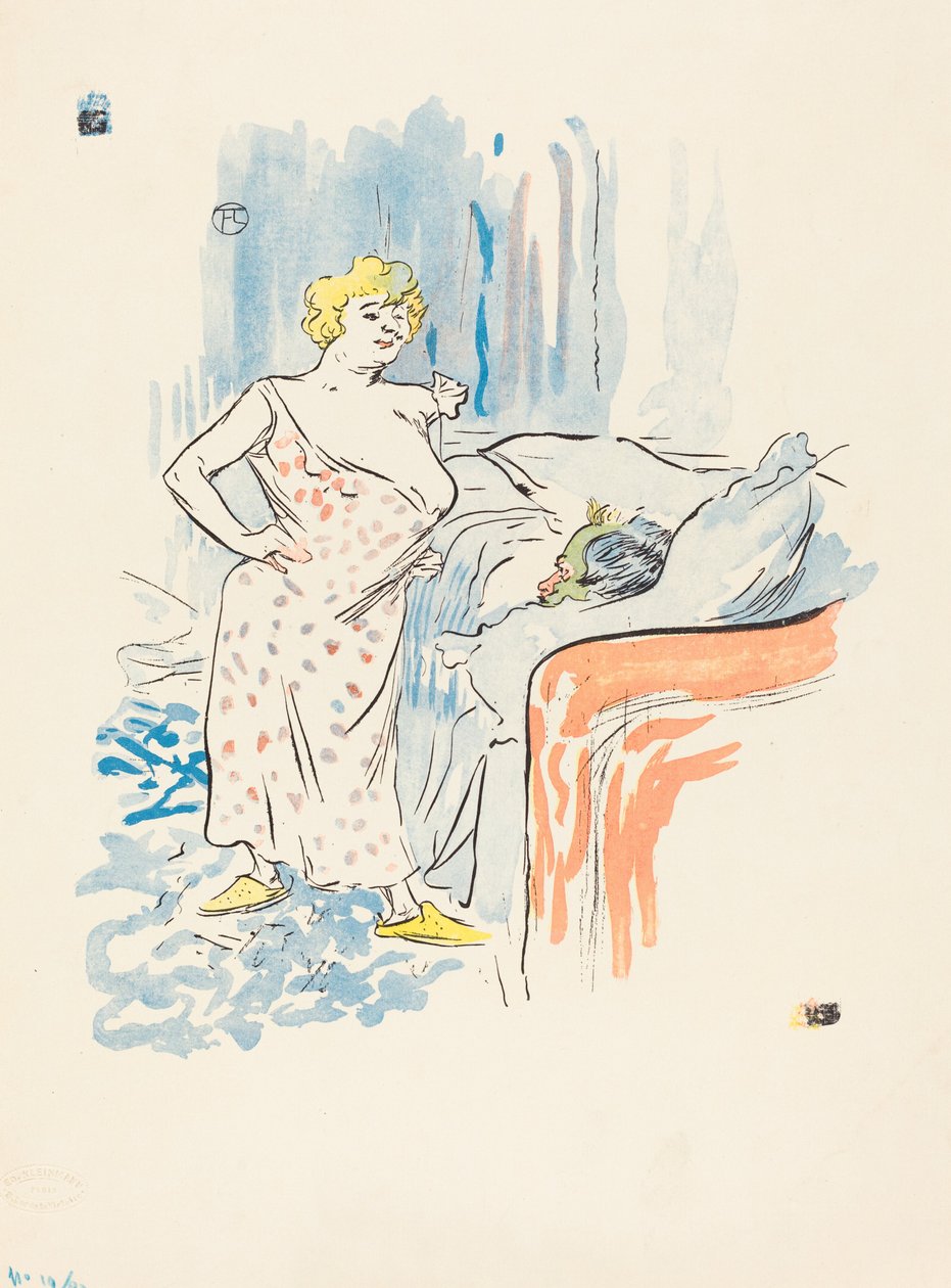 Uomo e donna da Henri de Toulouse Lautrec