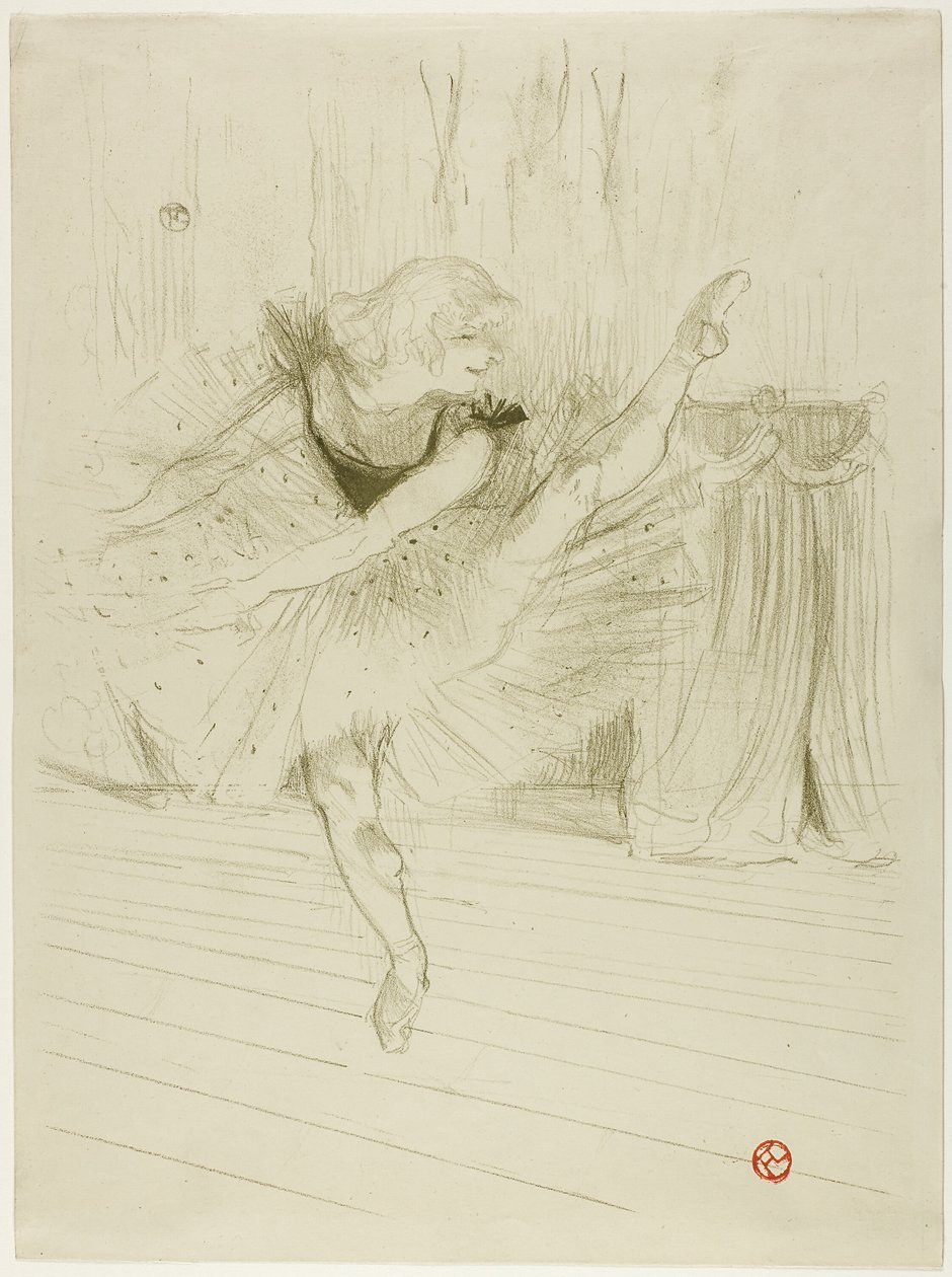 Miss Ida Heath, Danzatrice Inglese da Henri de Toulouse Lautrec