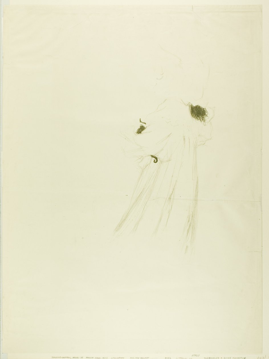 Miss May Belfort (grande tavola) da Henri de Toulouse Lautrec