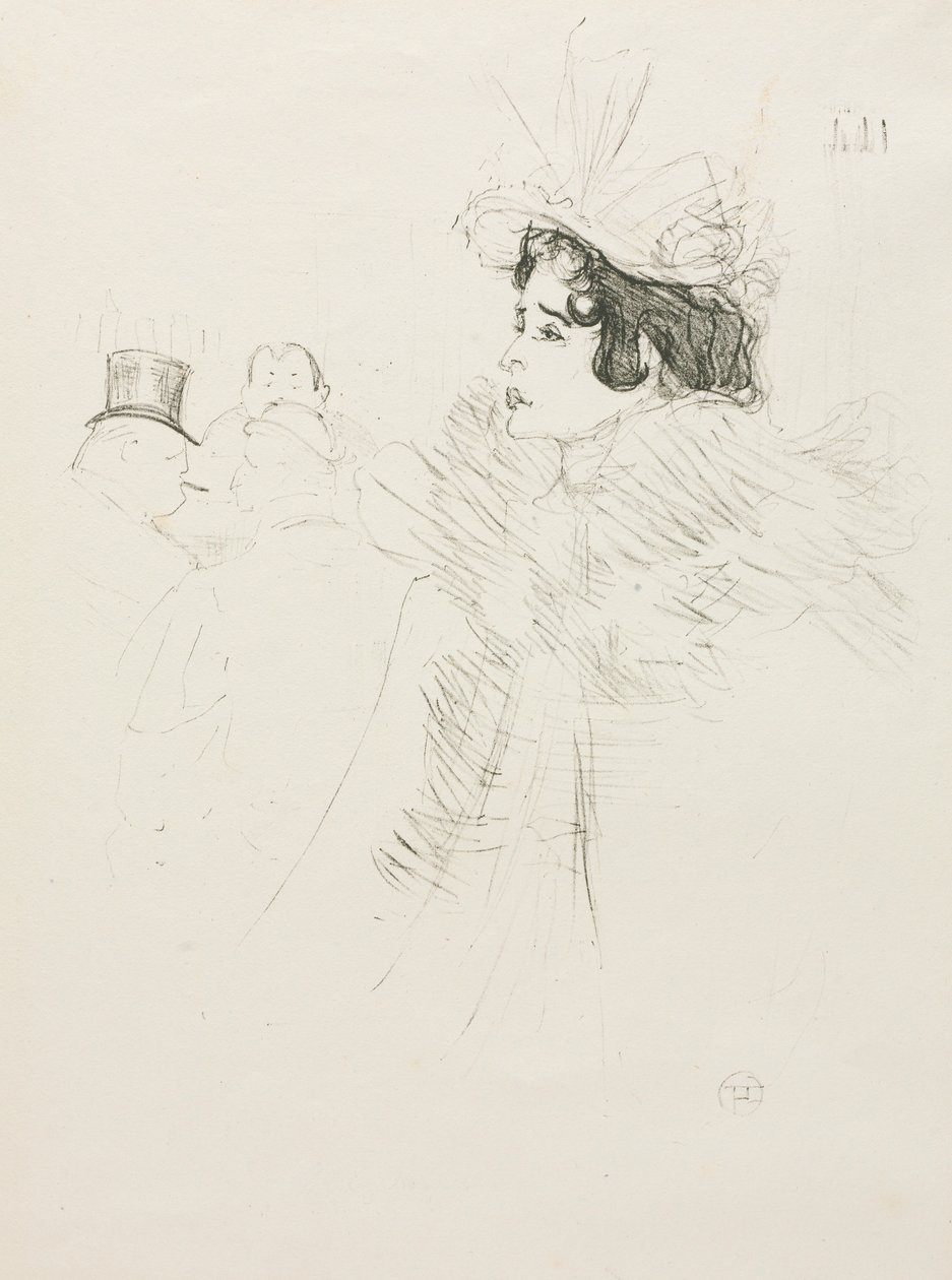Miss May Belfort, 1895 da Henri de Toulouse Lautrec