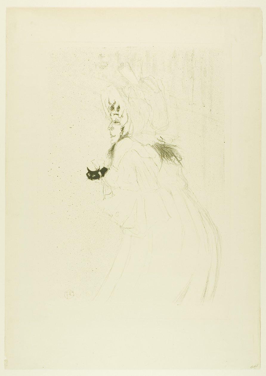 Miss May Belfort che fa un inchino da Henri de Toulouse Lautrec