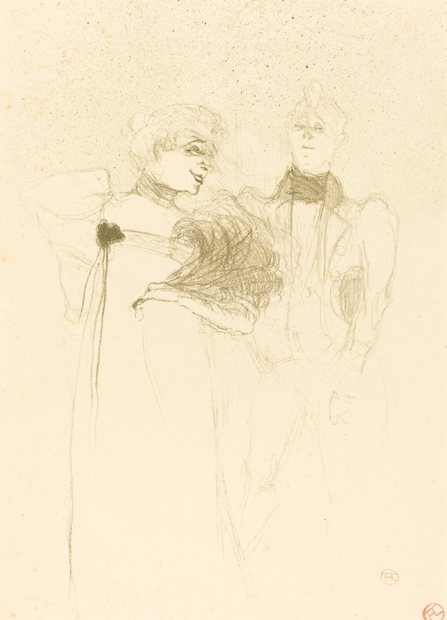 Mlle. Lender in "Madame Satan" da Henri de Toulouse Lautrec