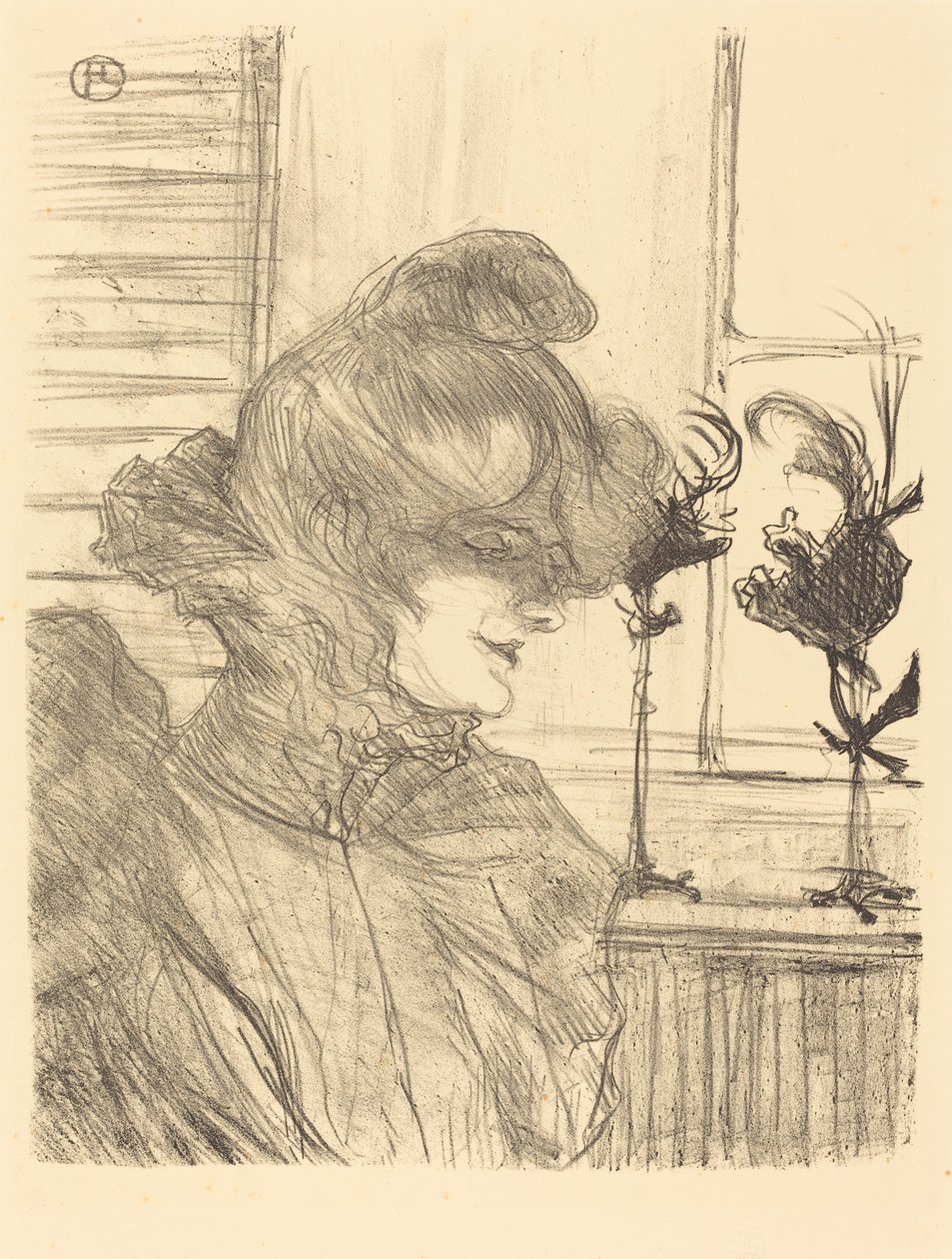 Mme. Le Marguoin, modista da Henri de Toulouse Lautrec