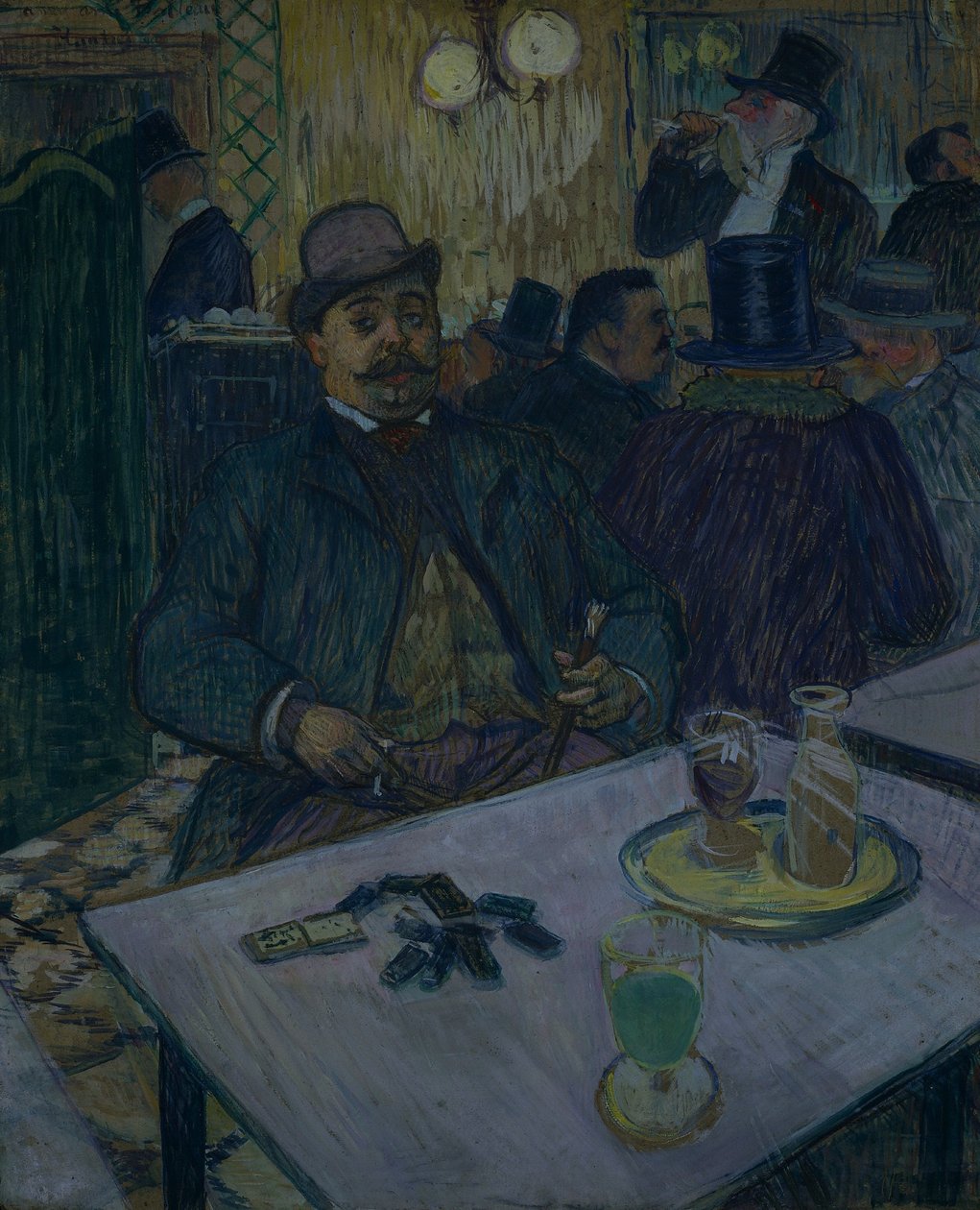 Monsieur Boileau al caffè da Henri de Toulouse Lautrec