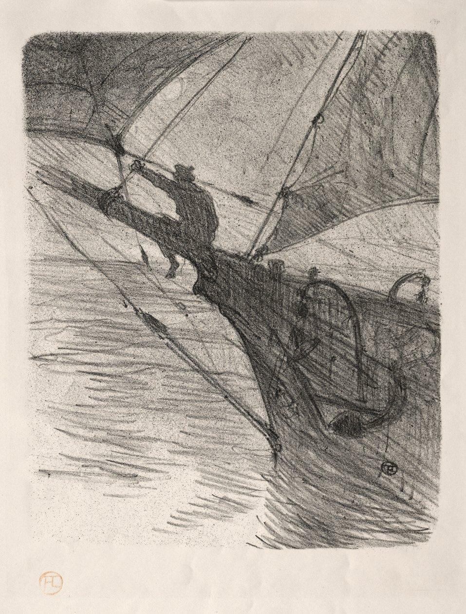 Oceano Nox, 1895 da Henri de Toulouse Lautrec