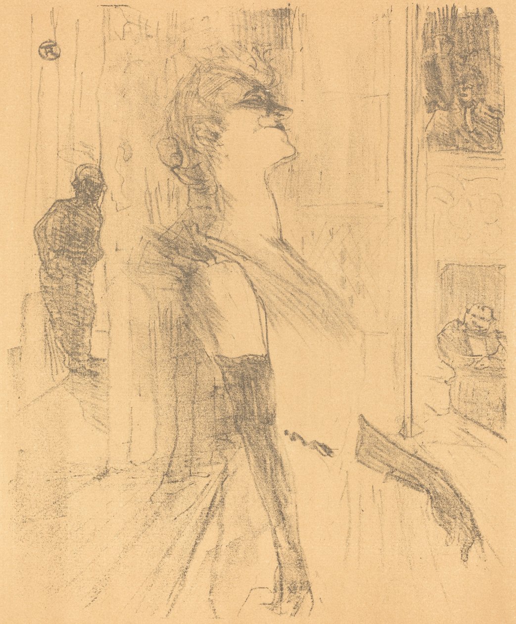 Sul palco da Henri de Toulouse Lautrec