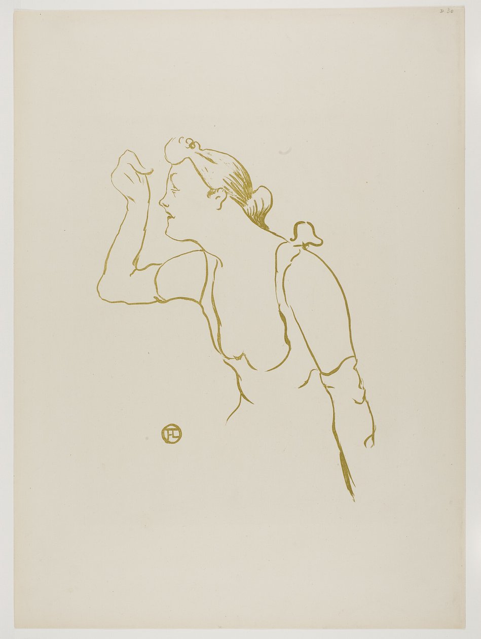 Paula Brébion, da Le Café-Concert da Henri de Toulouse Lautrec