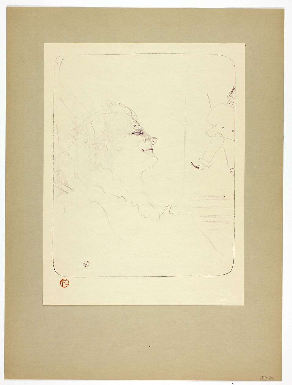 Pessima, piatto tre di Yvette Guilbert da Henri de Toulouse Lautrec